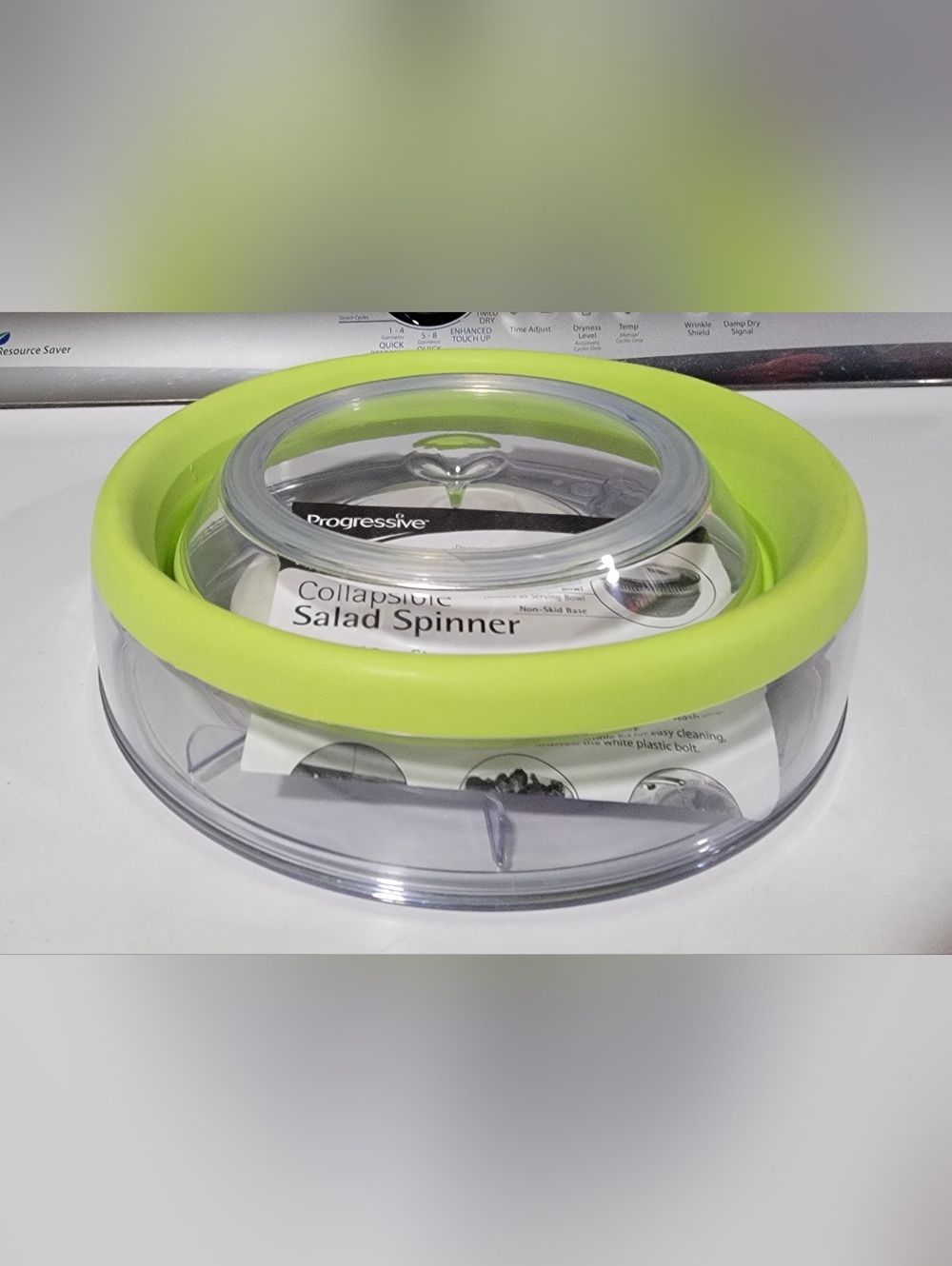 New Progressive Collapsible Salad Spinner